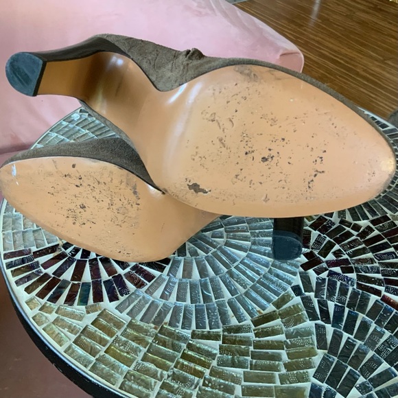 Coach Tan Suede Signature Ankle Boots - Picture 6 of 13